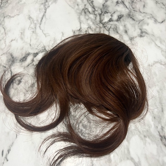 Medium Auburn Clip in Synthetic bangs - Picture 3 of 4